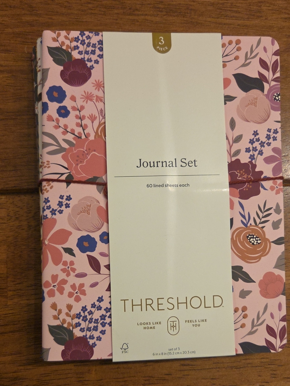3 Pack Floral Journal Set